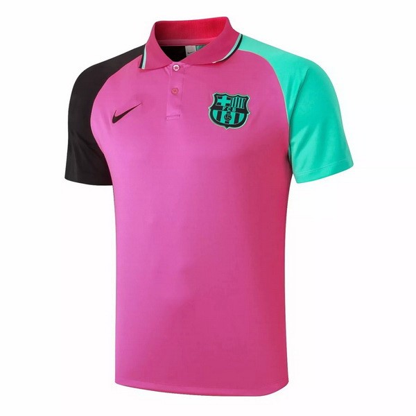 Polo Barcelona 2020-21 Rosa Verde